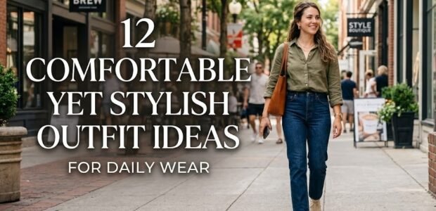 12 Comfortable Yet Stylish Outfit Ideas for Daily Wear