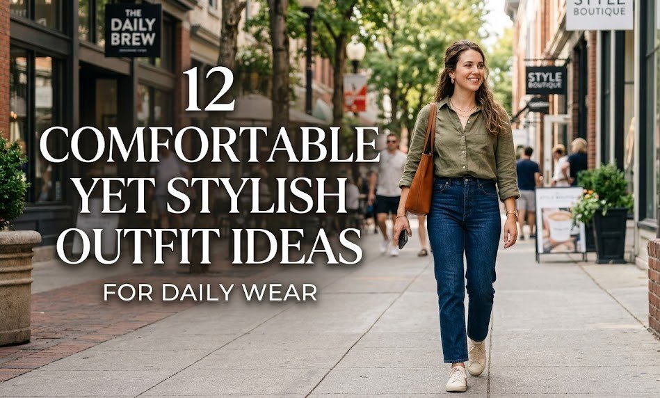 12 Comfortable Yet Stylish Outfit Ideas for Daily Wear
