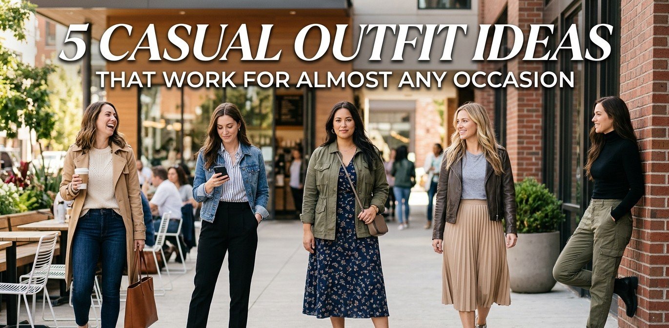 5 Casual Outfit Ideas That Work for Almost Any Occasion
