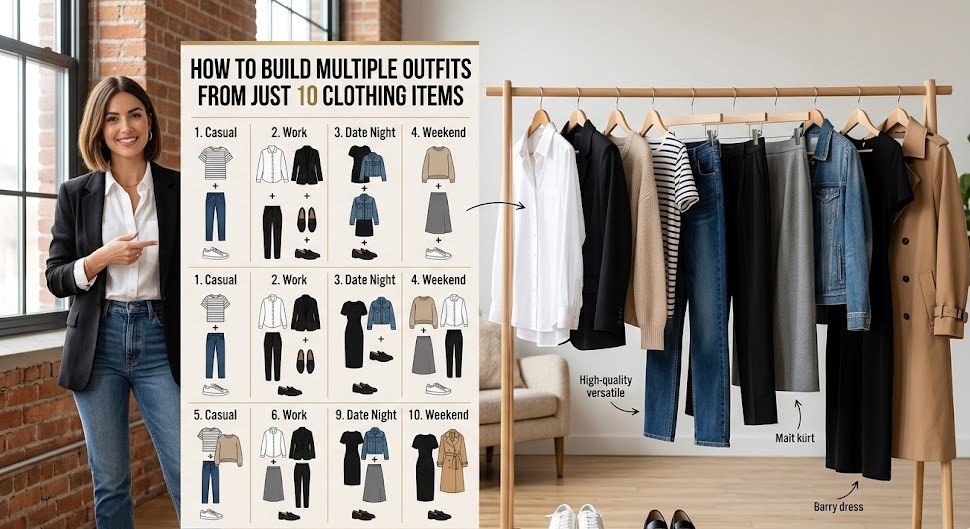 How to Build Multiple Outfits From Just 10 Clothing Items